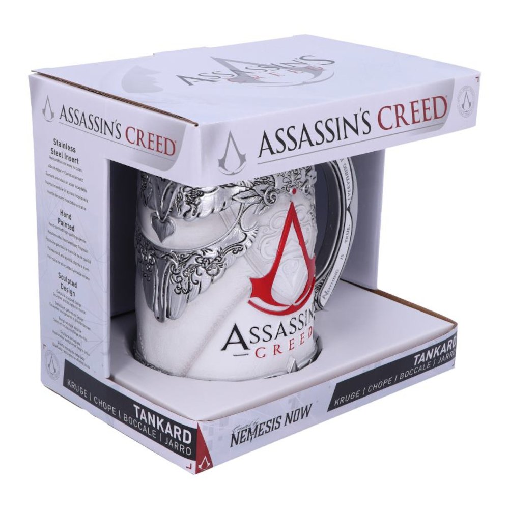 Assassin's Creed - The Creed White Collectable Resin Tankard (15.5cm) - Image 9