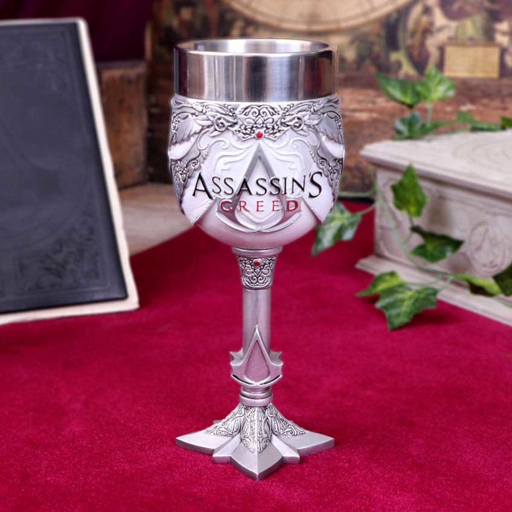 b5297s0_Assassins_Creed_-_The_Creed_White_Collectable_Resin_Goblet_19.5cm Assassin's Creed - The Creed White Collectable Resin Goblet (19.5cm) - Image 1