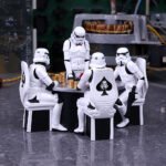 Original Stormtrooper - Poker Face Gambling Table Collectable Resin Figurine (14cm)