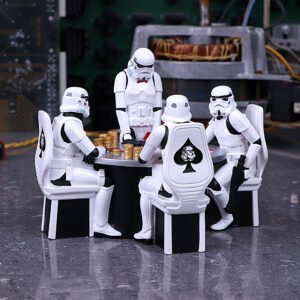 Original Stormtrooper - Poker Face Gambling Table Collectable Resin Figurine (14cm)