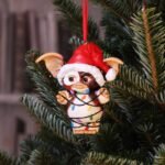 Gremlins - Gizmo Wrapped In Fairy Lights Hanging Festive Decorative Ornament