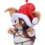 Gremlins - Gizmo Wrapped In Fairy Lights Hanging Festive Decorative Ornament - Image 2
