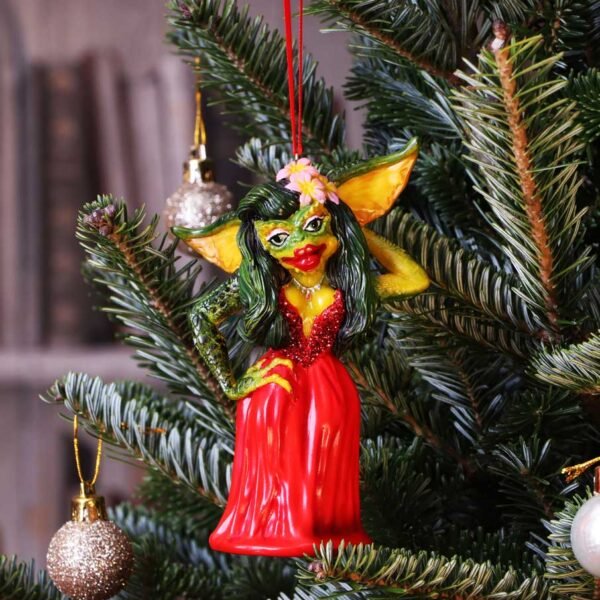 Gremlins - Greta Female Red Dress Gremlin Hanging Festive Decorative Ornament (13cm)