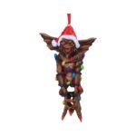 Gremlins - Mohawk Wrapped In Fairy Lights Hanging Festive Decorative Ornament (13.5cm) - Image 4