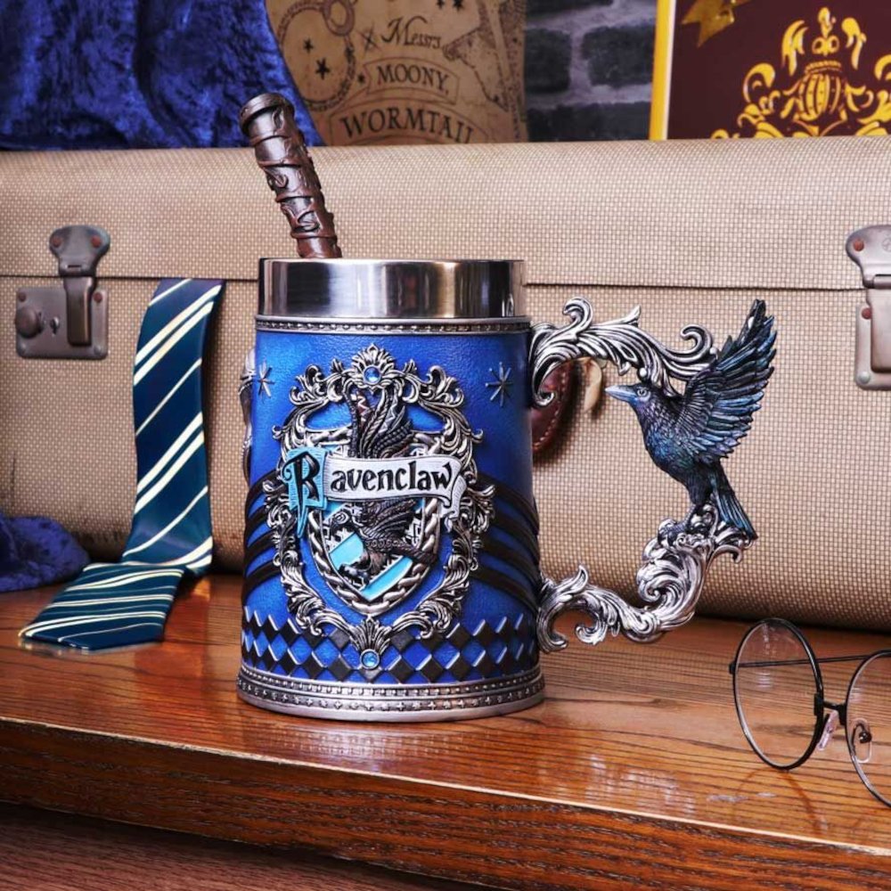 b5612t1 Harry Potter - Ravenclaw Hogwarts House Collectable Resin Tankard (15.5cm) Harry Potter - Ravenclaw Hogwarts House Collectable Resin Tankard (15.5cm) - Image 1