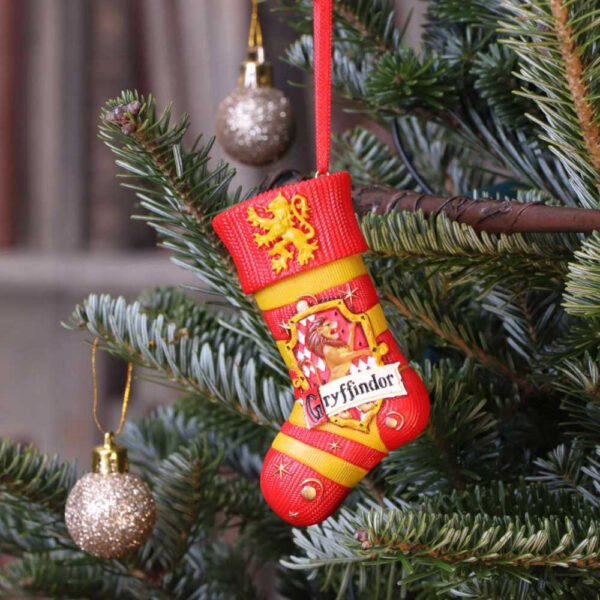 Harry Potter - Gryffindor Stocking Hanging Festive Ornament (9.5cm)