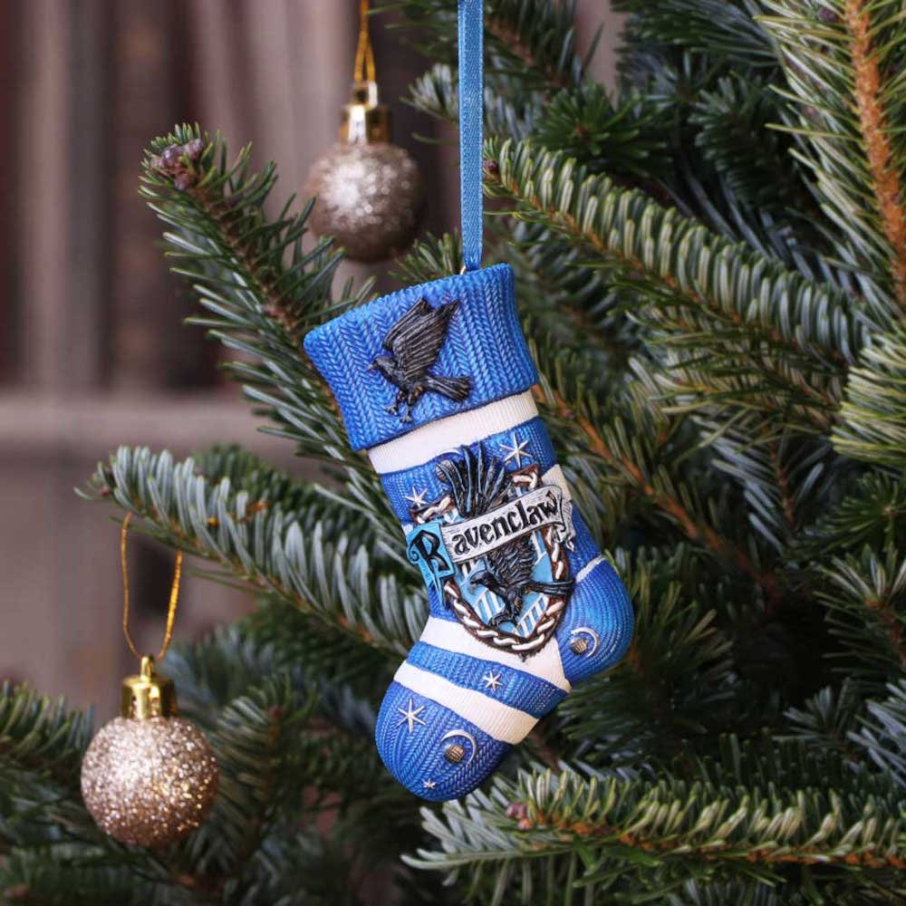 b5620t1 Harry Potter - Ravenclaw Stocking Hanging Festive Ornament (9.5cm) Harry Potter - Ravenclaw Stocking Hanging Festive Ornament (9.5cm) - Image 1
