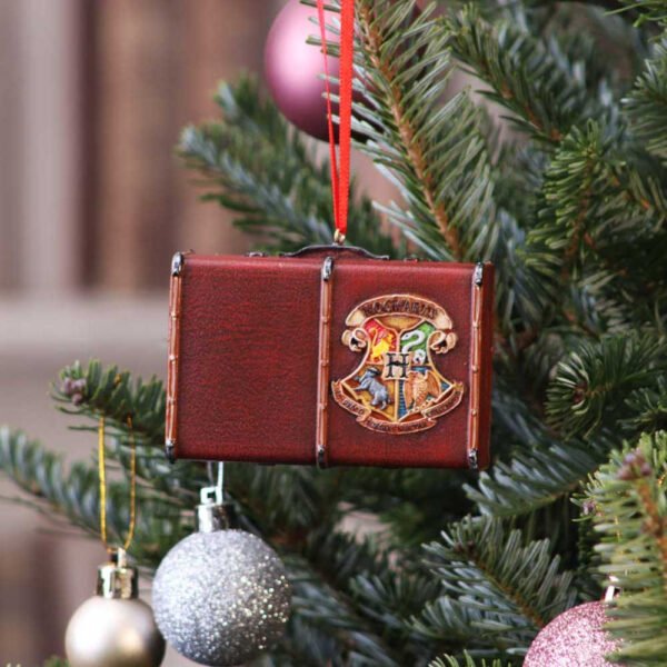 Harry Potter - Hogwarts Suitcase Trunk Hanging Festive Ornament (5.5cm)