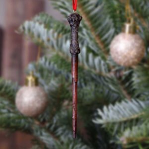 Harry Potter - Harry's Wand Hanging Festive Resin Ornament (15cm)