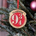 Harry Potter - Train Platform 9 3/4 Hanging Festive Decorative Ornament (8.5cm)