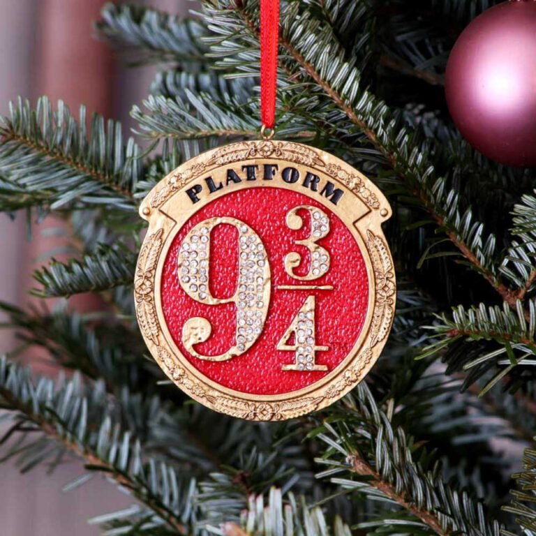 Harry Potter - Train Platform 9 3/4 Hanging Festive Decorative Ornament (8.5cm)