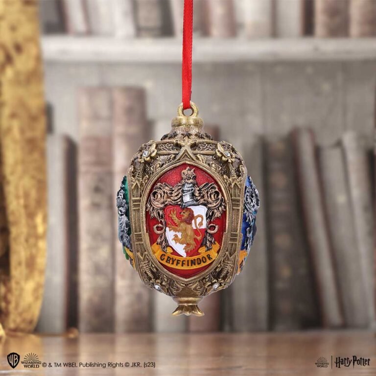 Harry Potter - Four Hogwarts House Hanging Festive Decorative Ornament (9.5cm)