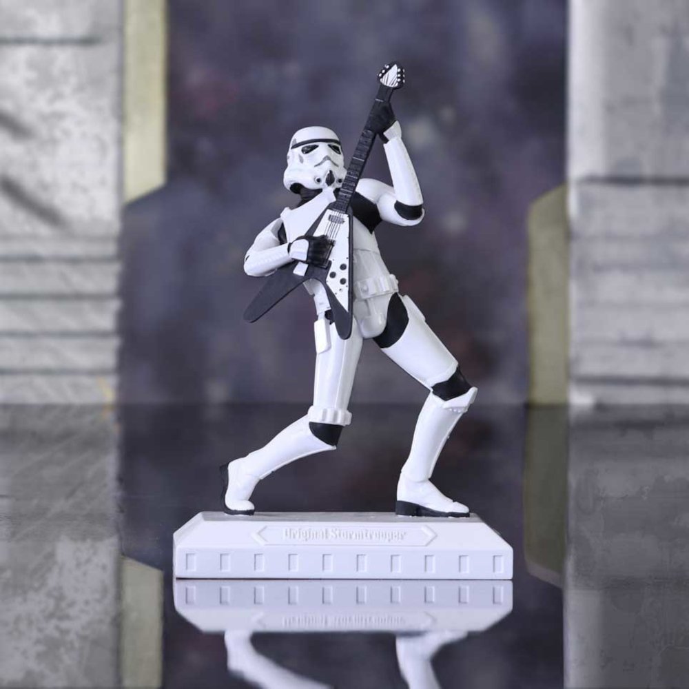 b5871v2 Original Stormtrooper - Rock On! Guitarist Collectable Resin Figurine (18.4cm) Original Stormtrooper - Rock On! Guitarist Collectable Resin Figurine (18.4cm) - Image 1