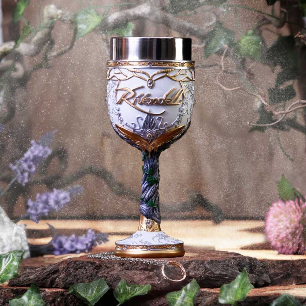 b5876v2 The Lord of the Rings - Rivendell Resin Goblet (19.5cm) The Lord of the Rings - Rivendell Resin Goblet (19.5cm) - Image 1