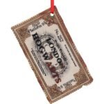 Harry Potter - Hogwarts Ticket Hanging Resin Ornament (5.2cm) - Image 2