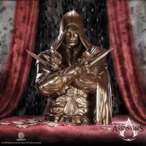 Assassin's Creed - Ezio Bronze Resin Bust Box (30cm)