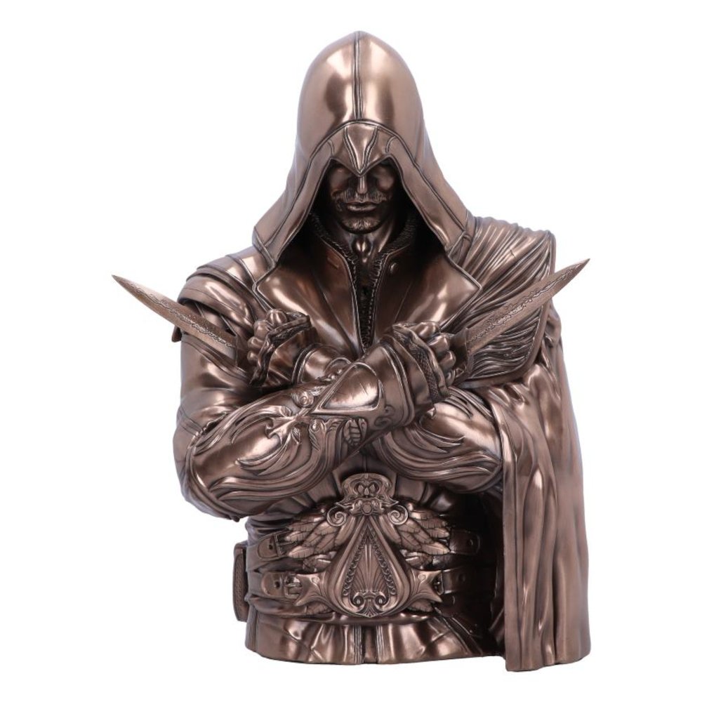 Assassin's Creed - Ezio Bronze Resin Bust Box (30cm) - Image 4