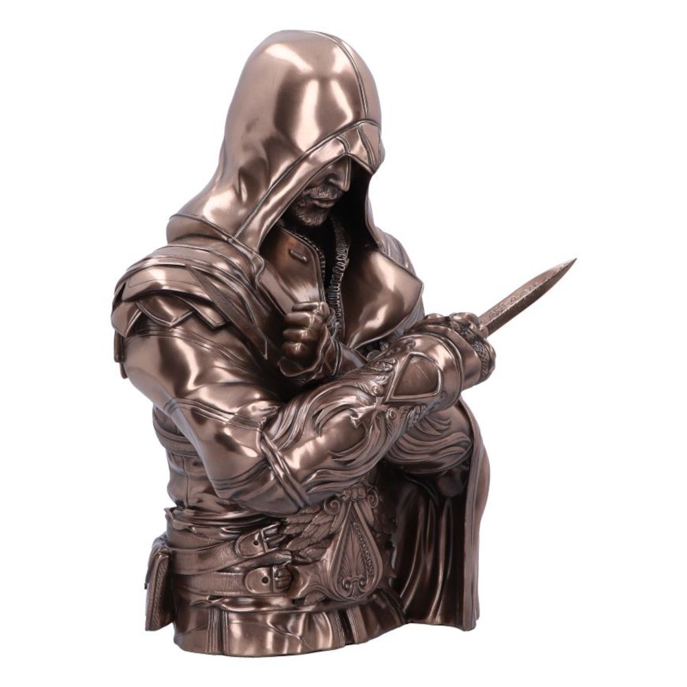 Assassin's Creed - Ezio Bronze Resin Bust Box (30cm) - Image 5