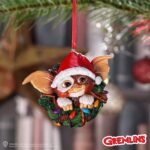 Gremlins - Gizmo In Wreath Hanging Festive Decorative Ornament (7.5cm)