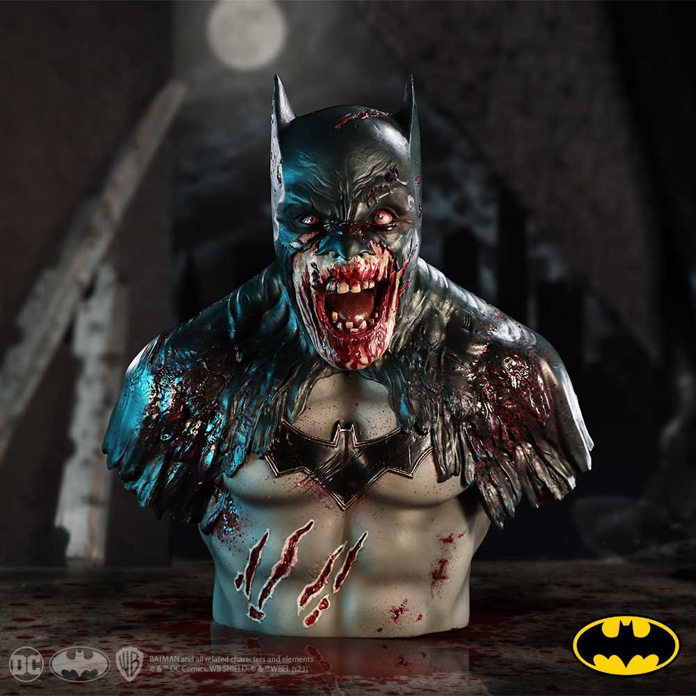 b6467x3 DC Batman DCeased Resin Bust Sculpture (29cm) DC: Batman DCeased Resin Bust Sculpture (29cm) - Image 1