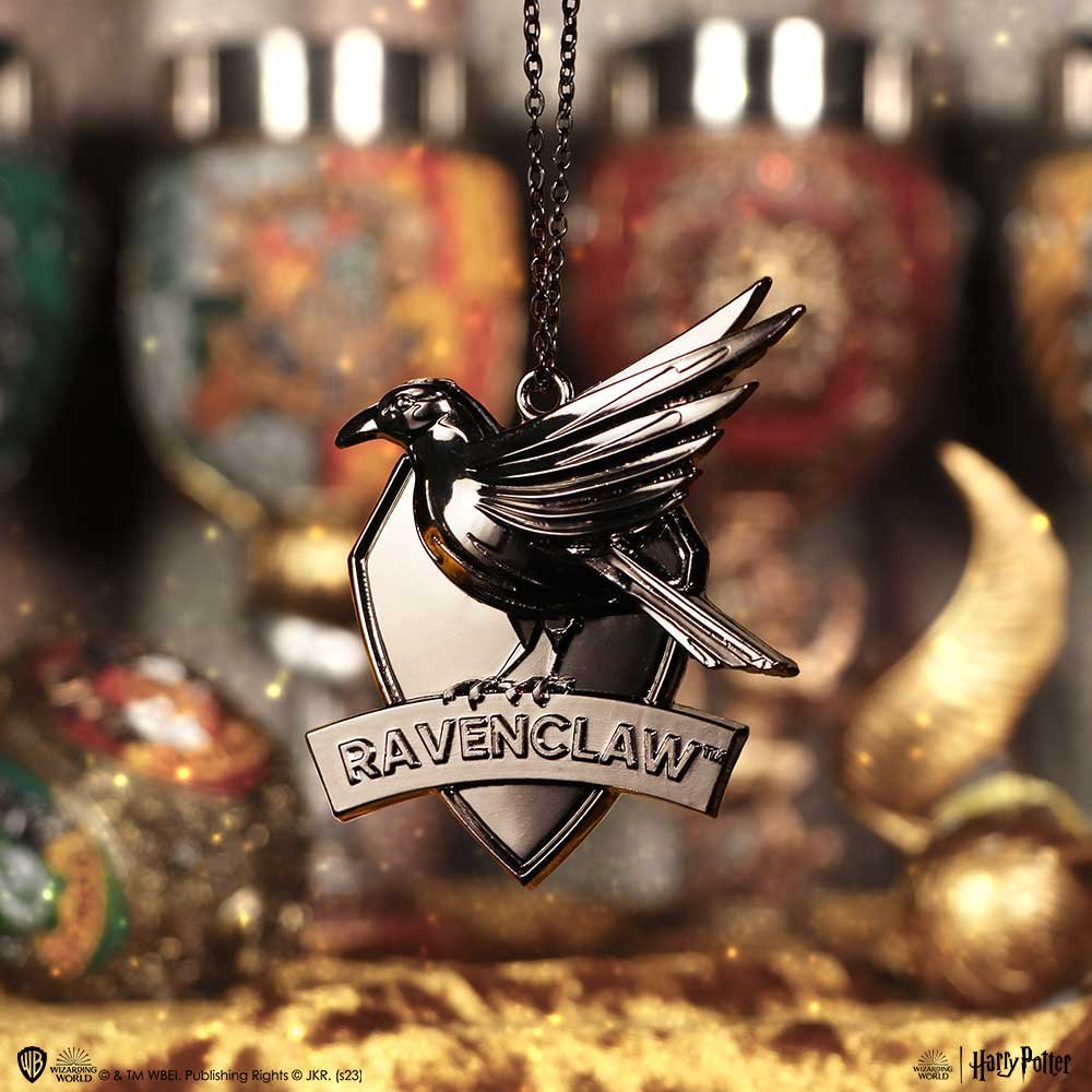 b6483x3 Harry Potter - Ravenclaw Crest Silver Weighted Hanging Ornament (7.5cm) Harry Potter - Ravenclaw Crest Silver Weighted Hanging Ornament (7.5cm) - Image 1