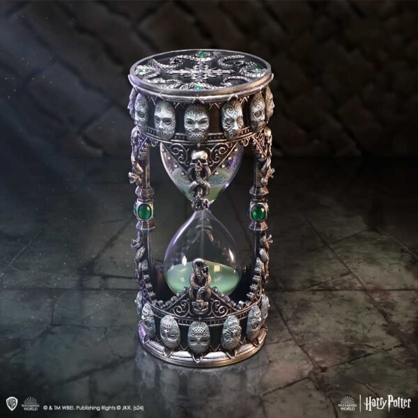 Harry Potter - Death Eater Resin Sand Timer - Metallic Silver (18cm)