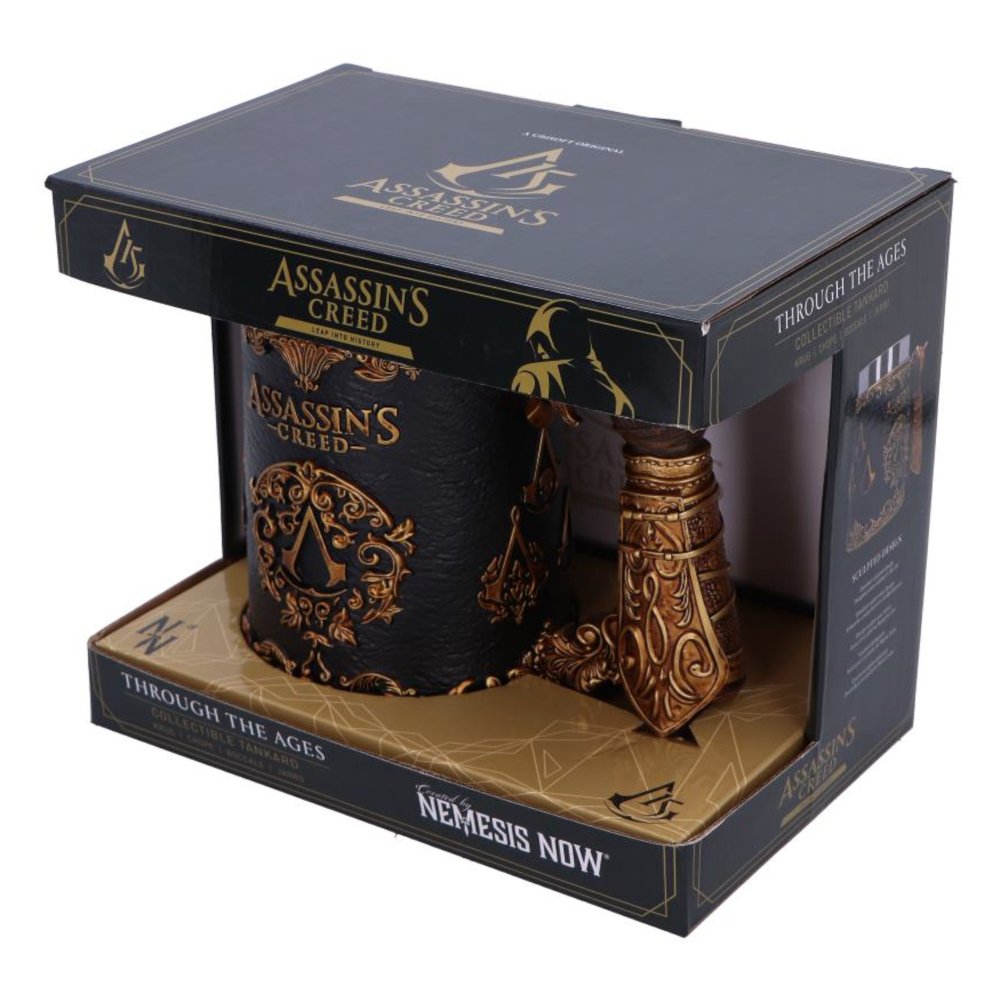 Assassin's Creed - Through The Ages Black & Gold Collectable Resin Tankard (15.5cm) - Image 9