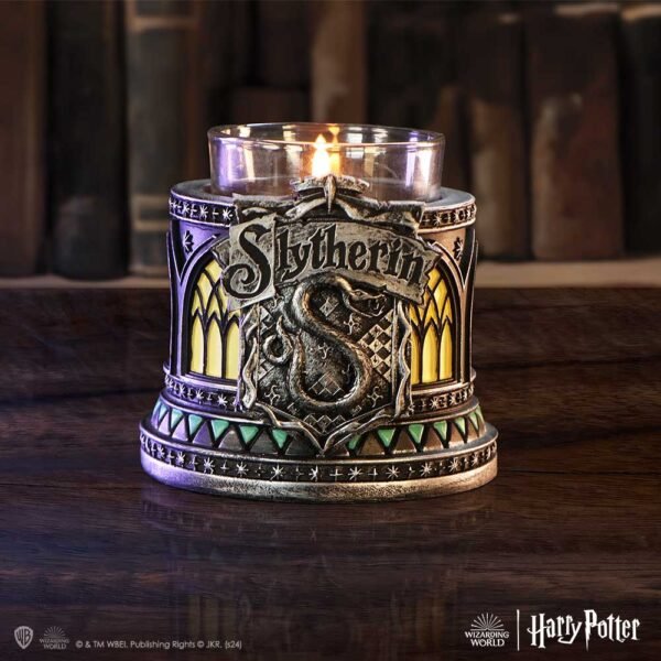 Harry Potter - Slytherin Resin Tea Light Candle Holder (7.6cm)