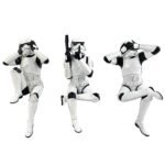 Original Stormtrooper - Three Wise Sitting Stormtroopers Collectable Resin Figurine Set (11cm) - Image 2
