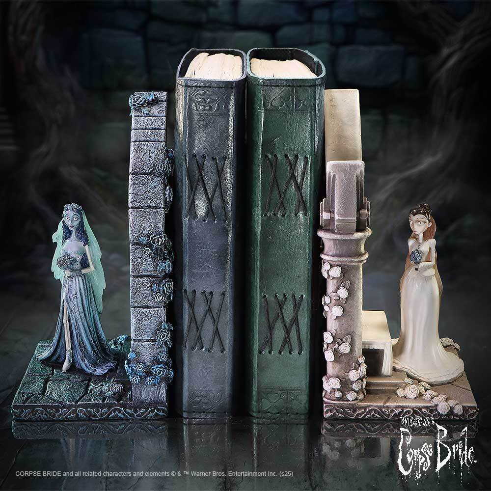 Tim Burton's: Corpse Bride - Emily & Victoria Resin Bookends (19cm) - Image 1