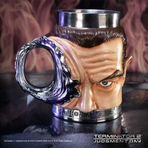 Terminator 2: Judgement Day - T-1000 Head with Bullet Hole Collectable Resin Tankard (16cm)