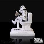 Original Stormtrooper - Pooper Trooper On Toilet Collectable Resin Figurine (14cm)