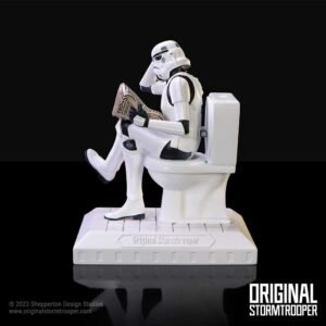 Original Stormtrooper - Pooper Trooper On Toilet Collectable Resin Figurine (14cm)