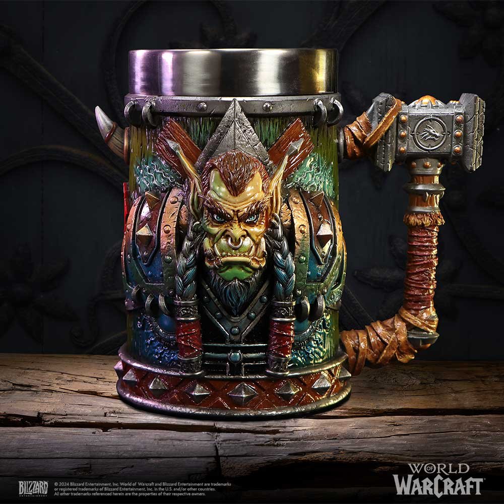 b7018m25 World of Warcraft - Warchief Thrall Collectable Resin Tankard (15.5cm) B7018m25 World of Warcraft - Warchief Thrall Collectable Resin Tankard (15.5cm)