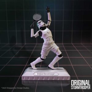Original Stormtrooper - Serve It! Tennis Playing Collectable Figurine (18.8cm)