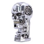 Terminator 2: Judgement Day - T-800 Head Silver Finish Light-Up Resin Figurine (21cm) - Image 7