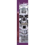Terminator 2: Judgement Day - T-800 Head Silver Finish Light-Up Resin Figurine (21cm) - Image 9