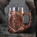 House of the Dragon - Targaryen Crown & Dagger Resin Tankard (16cm)