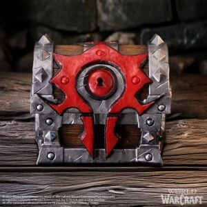 B7252c25 World of Warcraft - Horde War Chest Resin Storage Box (10.7cm)