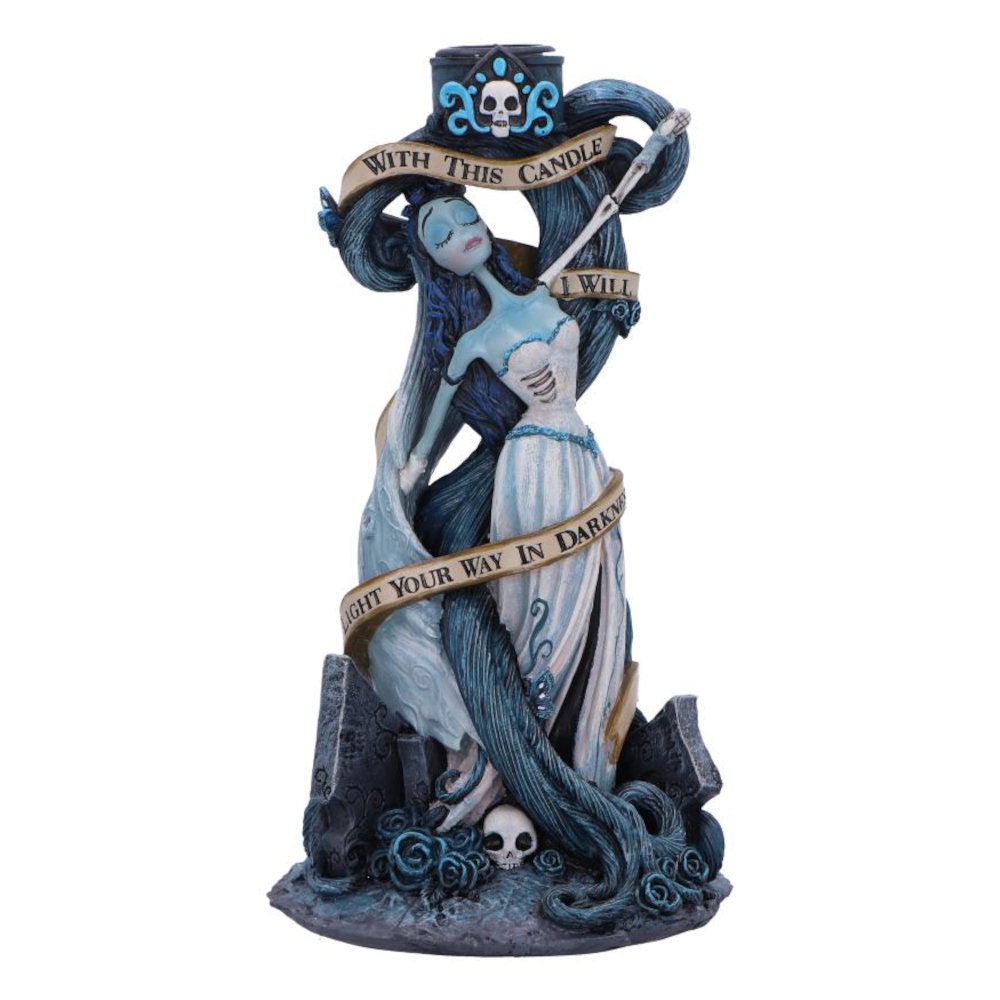 Tim Burton's: Corpse Bride - With This Candle Vow Resin Candle Holder (19cm) - Image 5