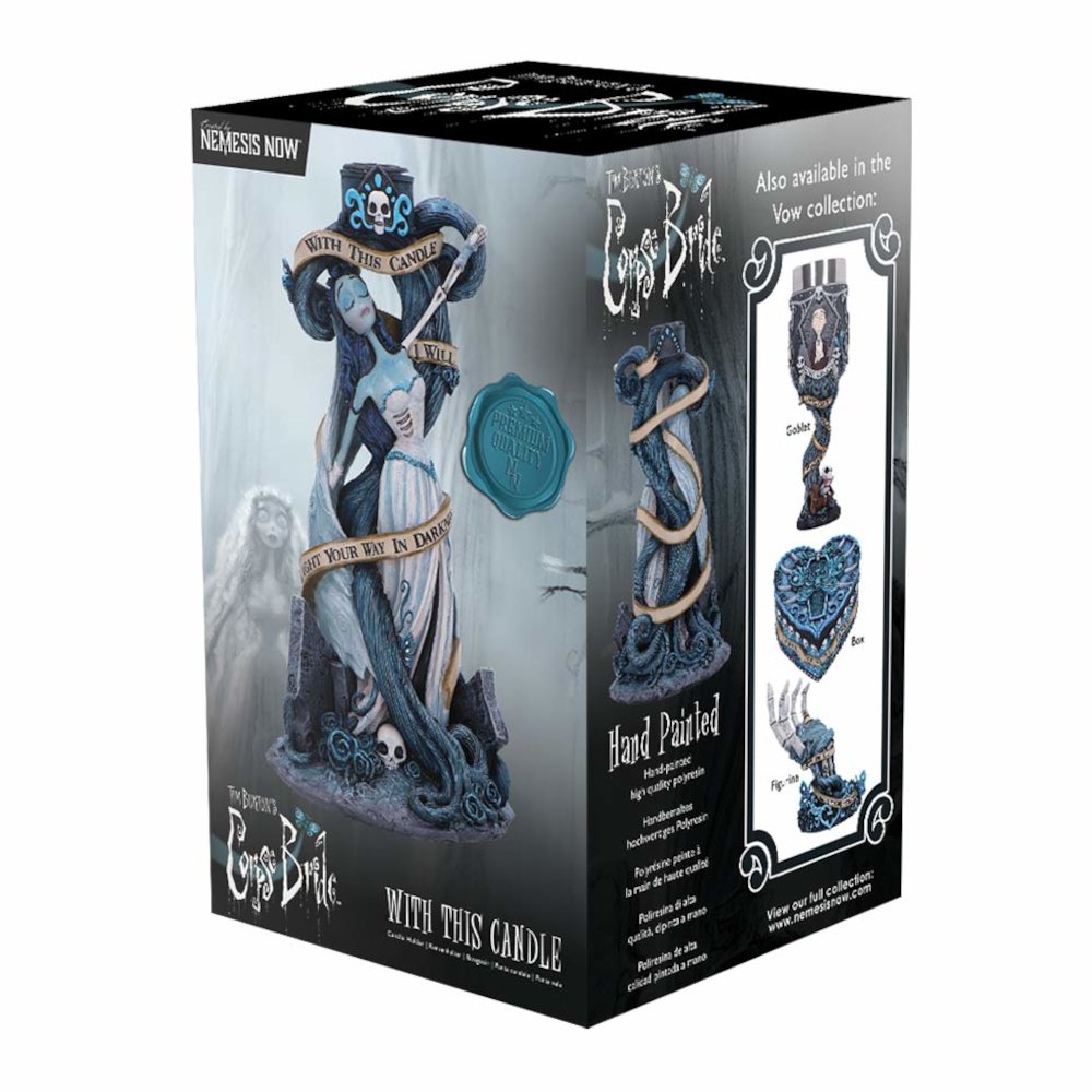 Tim Burton's: Corpse Bride - With This Candle Vow Resin Candle Holder (19cm) - Image 9