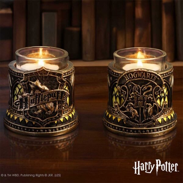 Harry Potter - Hufflepuff Resin Tea Light Candle Holder (7.6cm)
