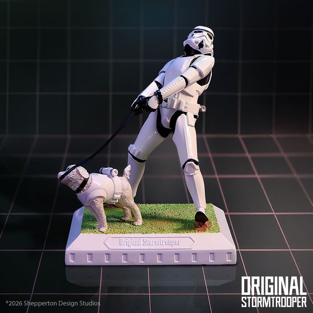 b7364a26_Original_Stormtrooper_-_Mans_Best_Friend_Dog_Walking_Collectable_Figurine_15.5cm Original Stormtrooper - Man's Best Friend Dog Walking Collectable Resin Figurine (15.5cm) - Image 1