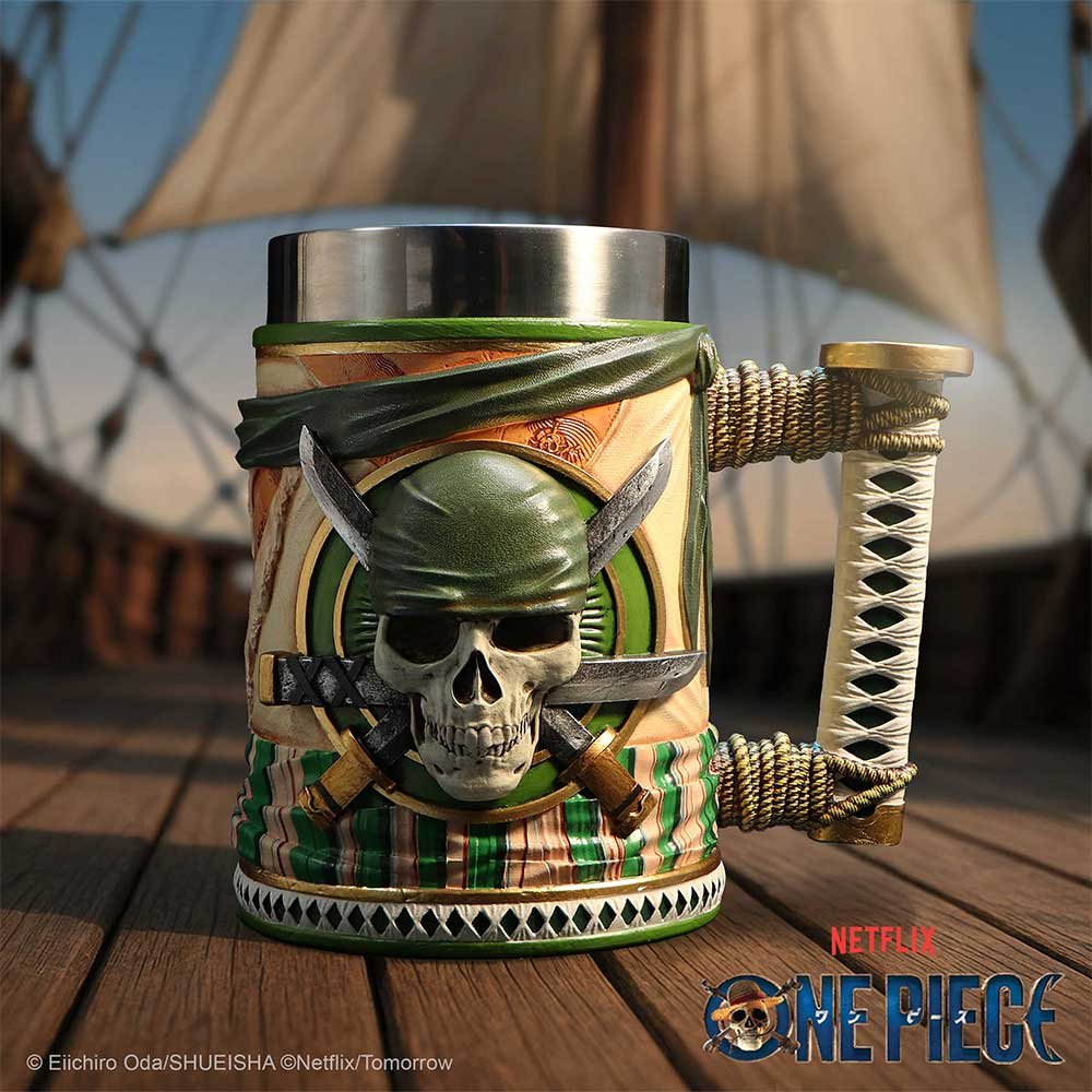 b7384a26 One Piece - Roronoa Zoro Collectable Resin Tankard (15.5cm) One Piece - Roronoa Zoro Collectable Resin Tankard (15.5cm) - Image 1