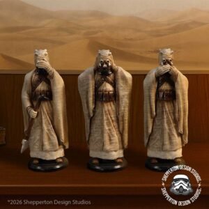 Original Stormtrooper - Three Wise Tusken Raiders Collectable Resin Figurines (14.3cm)