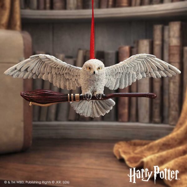 Harry Potter - Hedwig In Flight Hanging Resin Ornament (5.4cm)