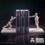 Original Stormtrooper - Working Hard, Hardly Working Resin Bookends (18.5cm) - Image 2
