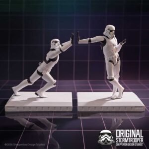 Original Stormtrooper - Working Hard, Hardly Working Resin Bookends (18.5cm)
