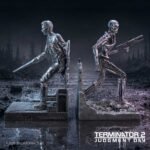 Terminator 2: Judgement Day - T-1000 vs T-800 Silver Finish Resin Bookends (18.5cm) - Image 2