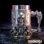Terminator 2: Judgement Day - T-800 Silver Finish Collectable Resin Tankard (15.5cm)
